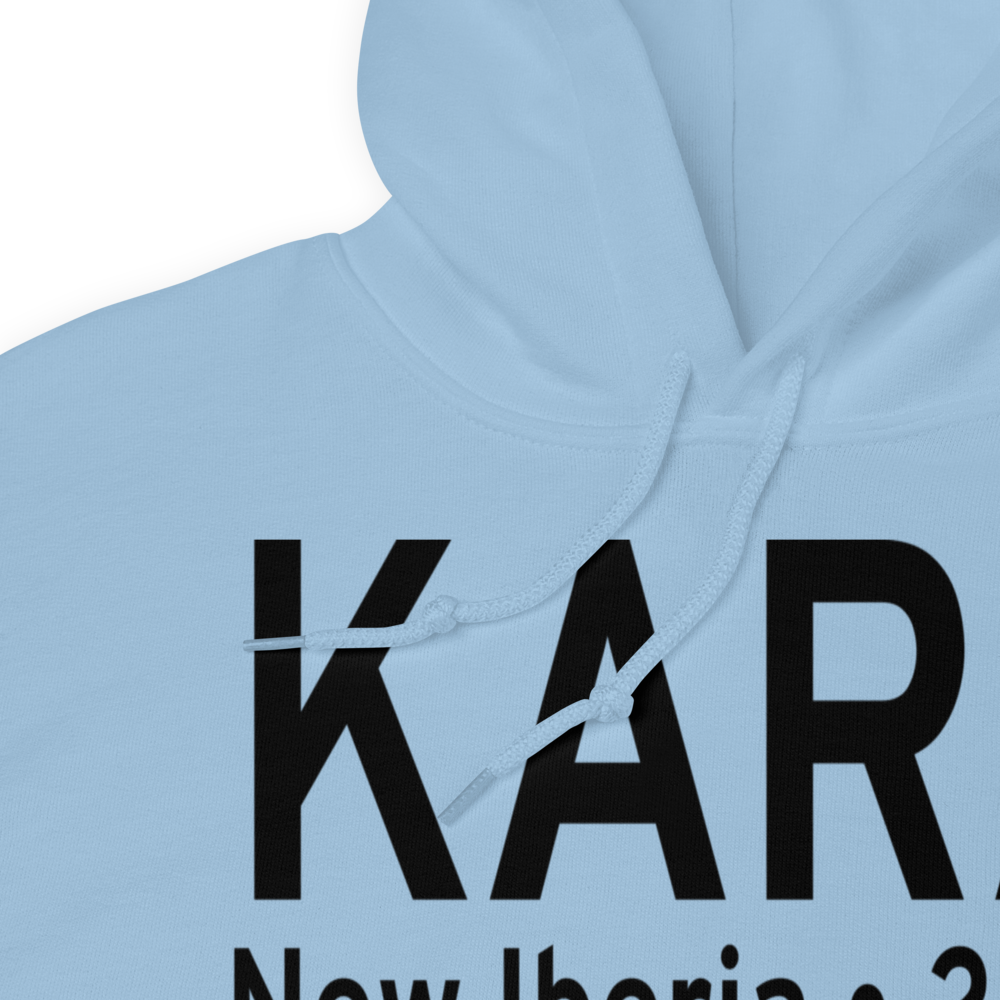 Acadiana Regional Airport (KARA) ICAO Hoodie Sweatshirt 