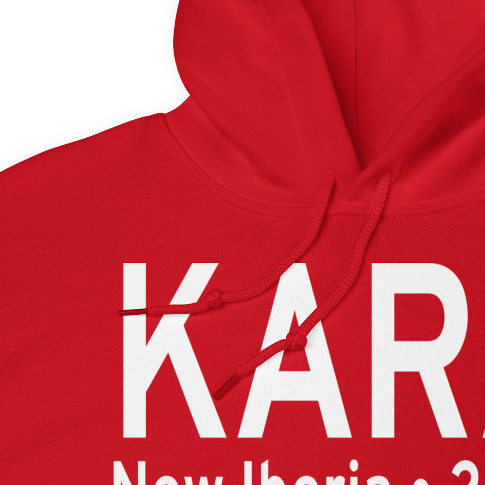 Acadiana Regional Airport (KARA) ICAO Hoodie Sweatshirt 