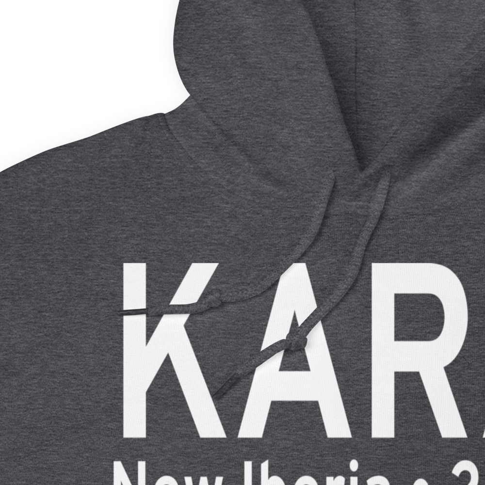 Acadiana Regional Airport (KARA) ICAO Hoodie Sweatshirt 