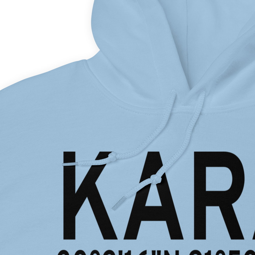 Acadiana Regional Airport (KARA) ICAO Hoodie Sweatshirt 