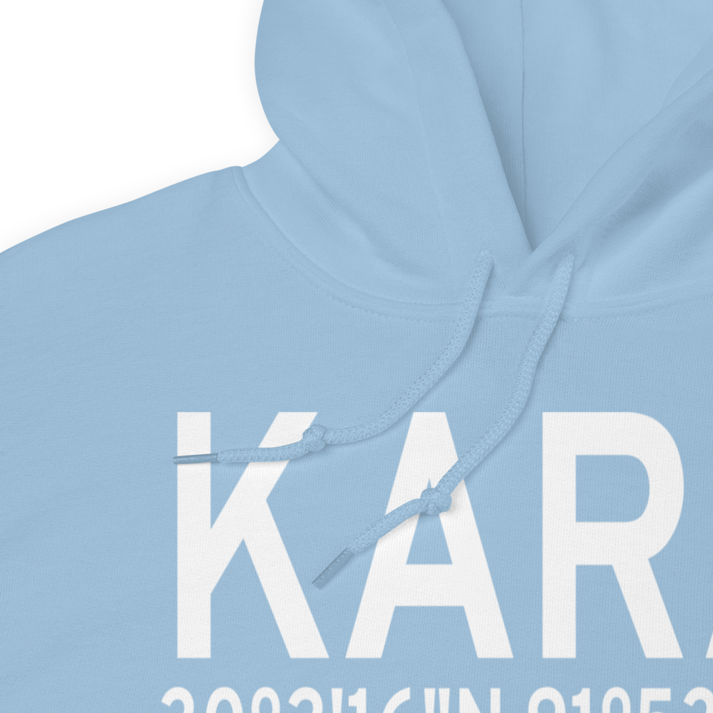 Acadiana Regional Airport (KARA) ICAO Hoodie Sweatshirt 