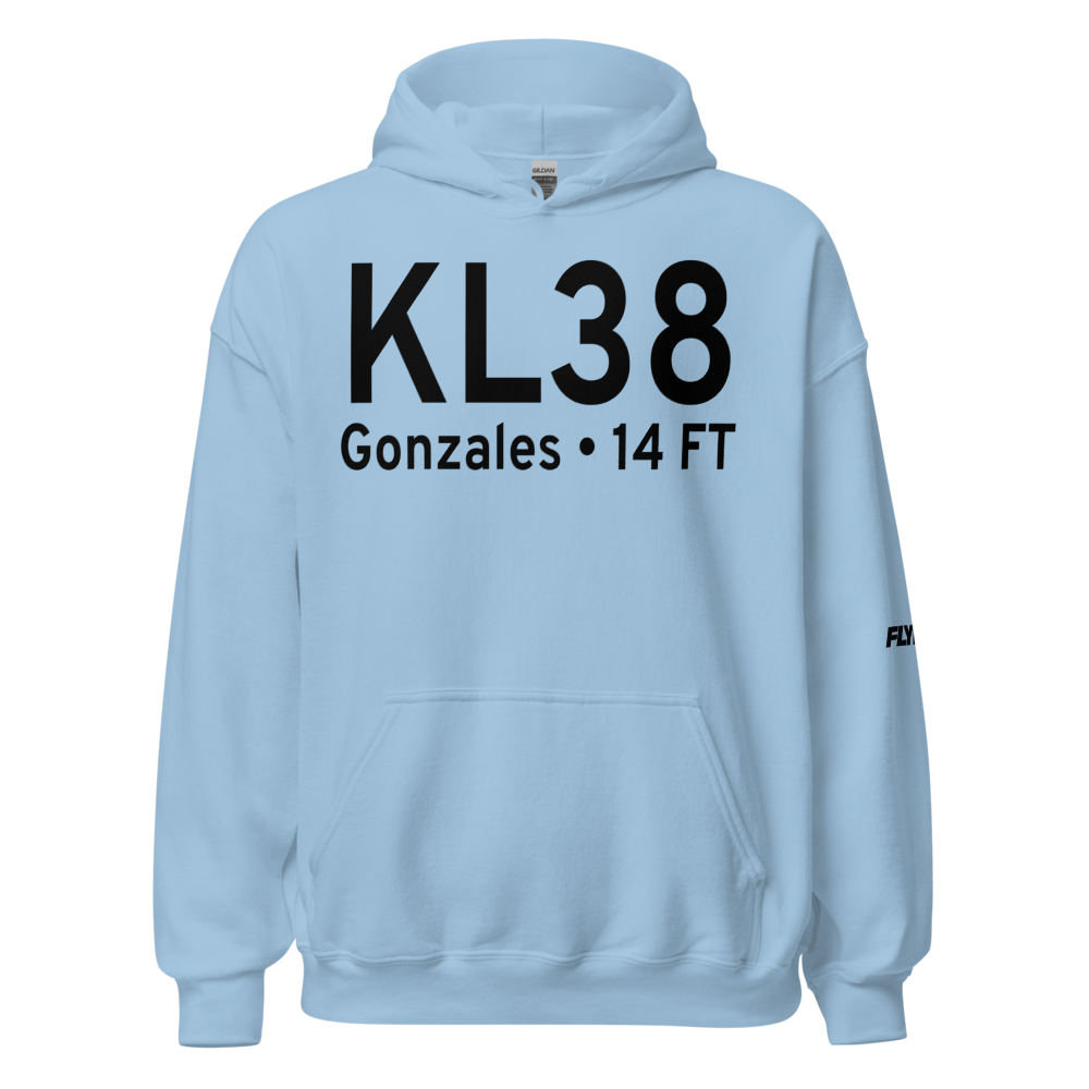 Louisiana Regional Airport (KL38) ICAO Hoodie Sweatshirt 