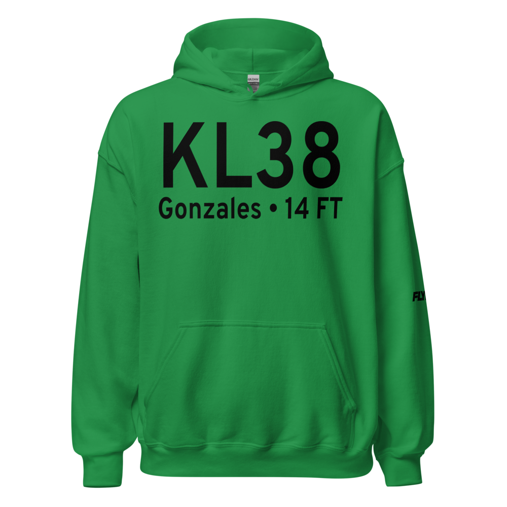 Louisiana Regional Airport (KL38) ICAO Hoodie Sweatshirt 