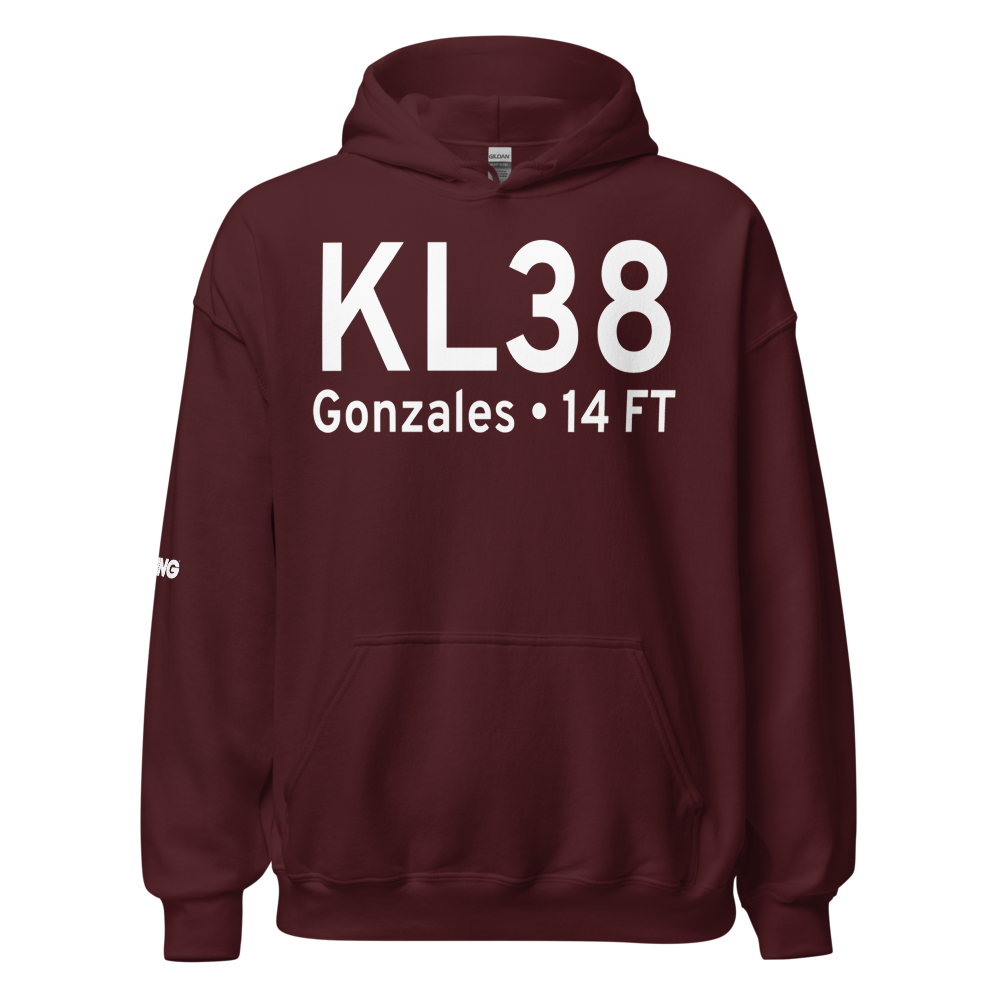 Louisiana Regional Airport (KL38) ICAO Hoodie Sweatshirt 