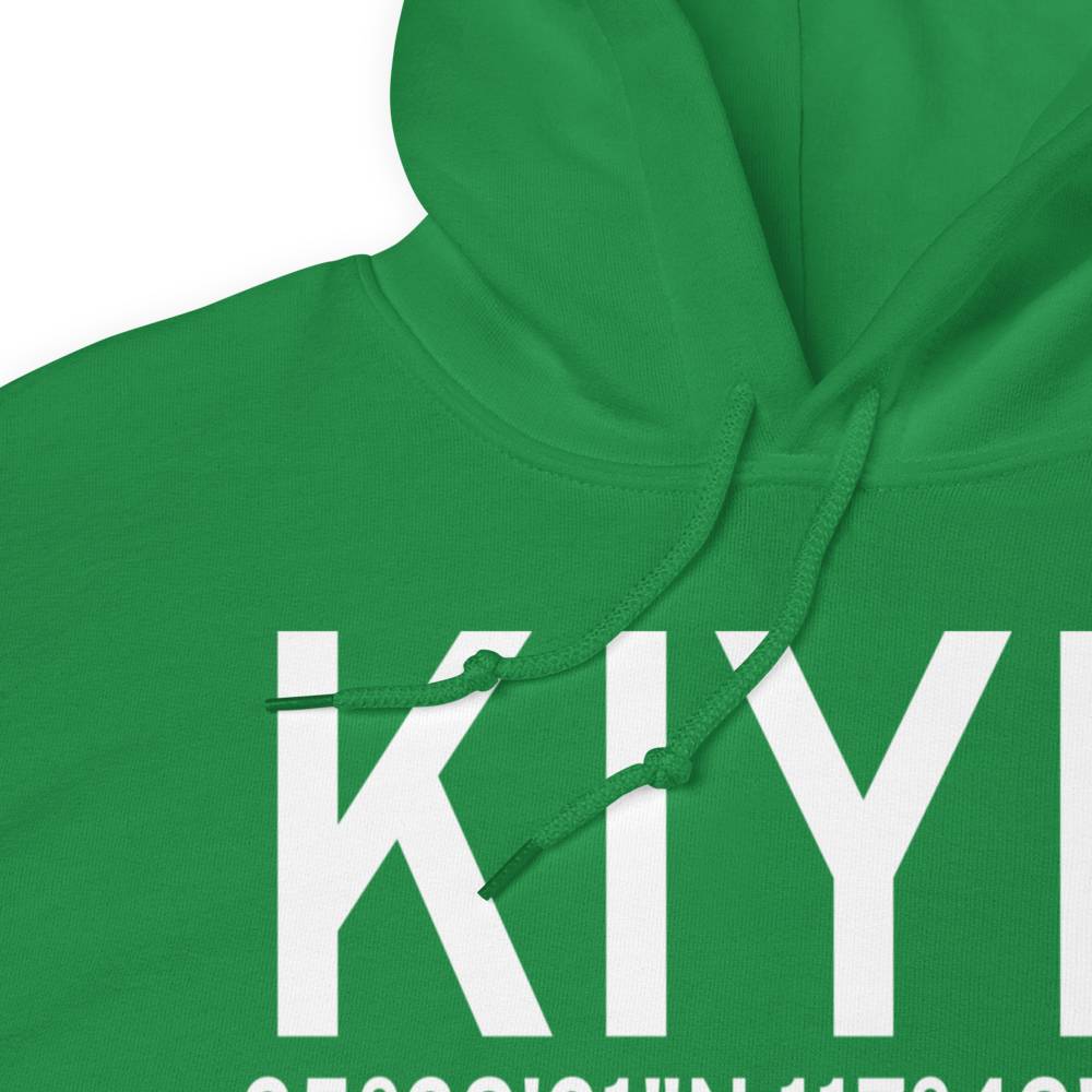 Inyokern Airport (KIYK) ICAO Hoodie Sweatshirt 