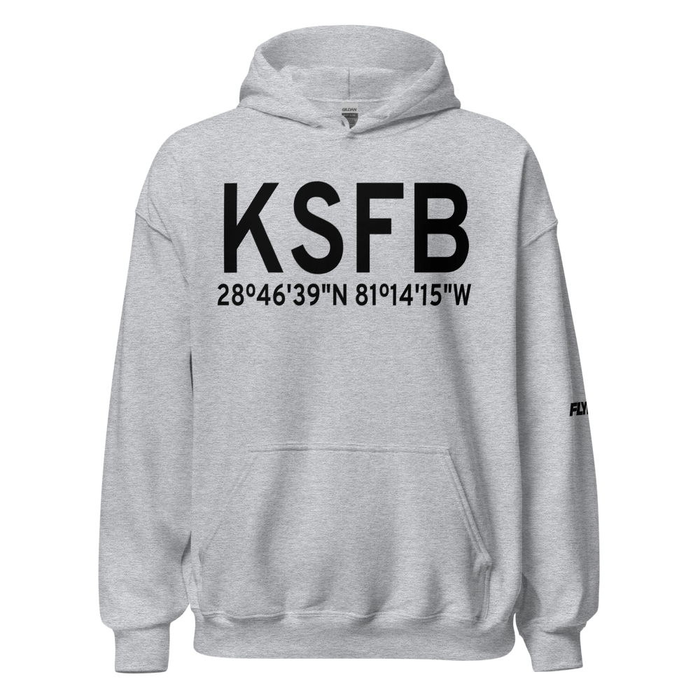 Orlando Sanford International Airport (KSFB) ICAO Hoodie Sweatshirt 