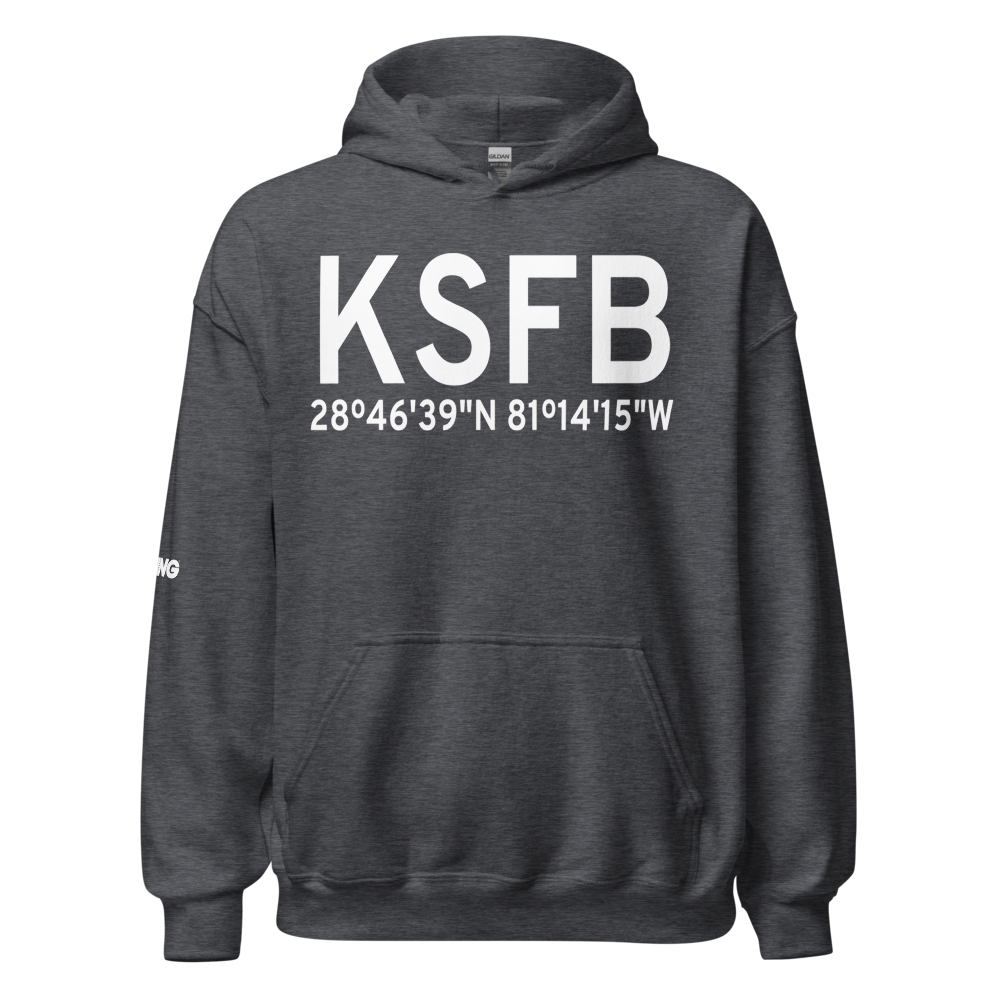 Orlando Sanford International Airport (KSFB) ICAO Hoodie Sweatshirt 