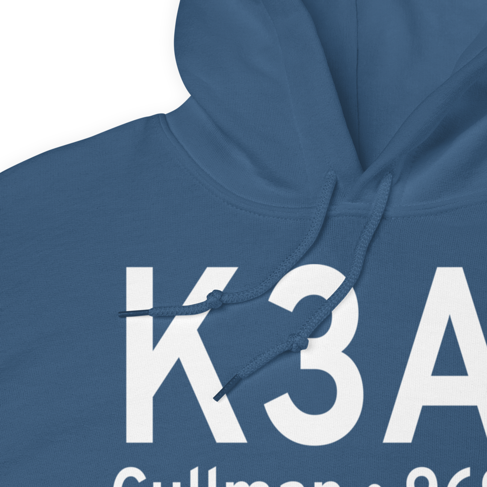 Cullman Regional Airport-Folsom Field (K3A1) ICAO Hoodie Sweatshirt 