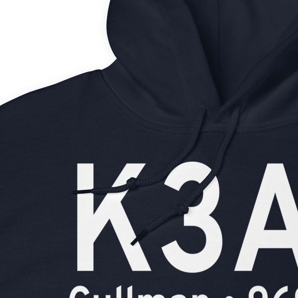 Cullman Regional Airport-Folsom Field (K3A1) ICAO Hoodie Sweatshirt 