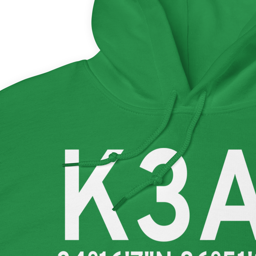 Cullman Regional Airport-Folsom Field (K3A1) ICAO Hoodie Sweatshirt 