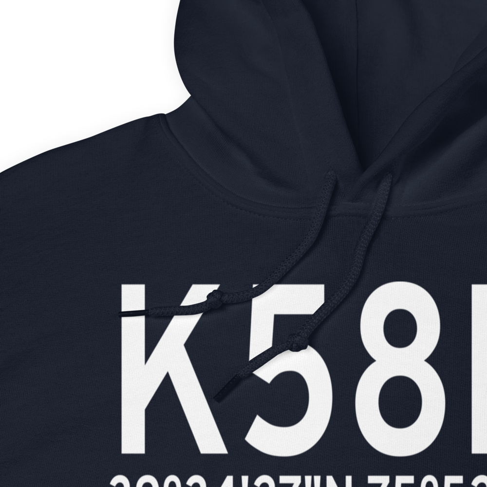 Cecil County Airport (K58M) ICAO Hoodie Sweatshirt 