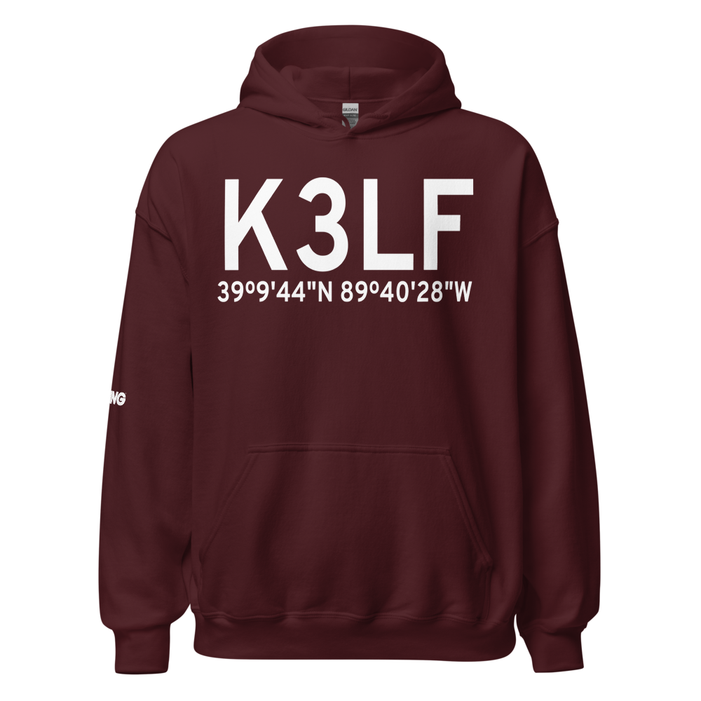 Litchfield Municipal Airport (K3LF) ICAO Hoodie Sweatshirt 