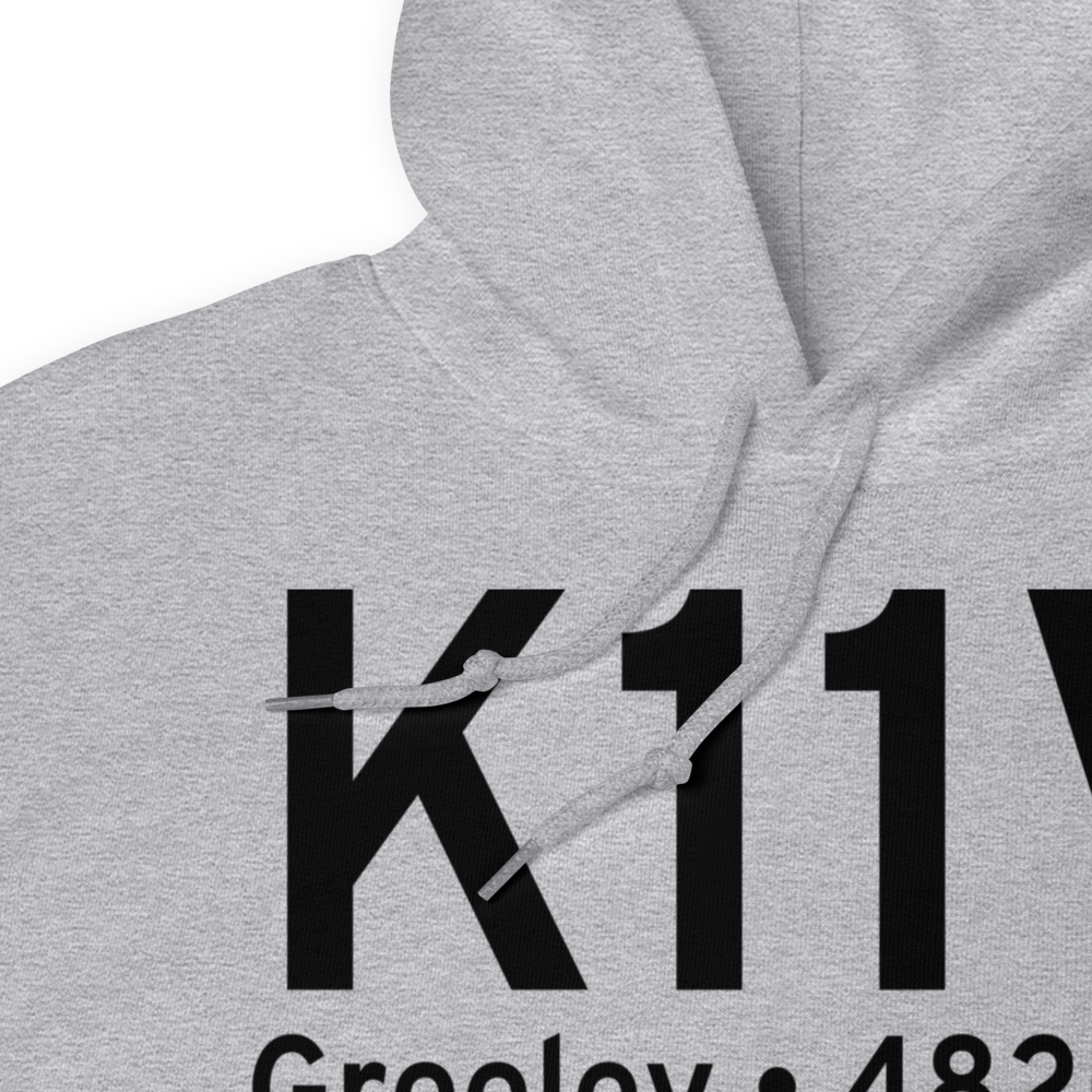 Easton/Valley View Airport (K11V) ICAO Hoodie Sweatshirt 