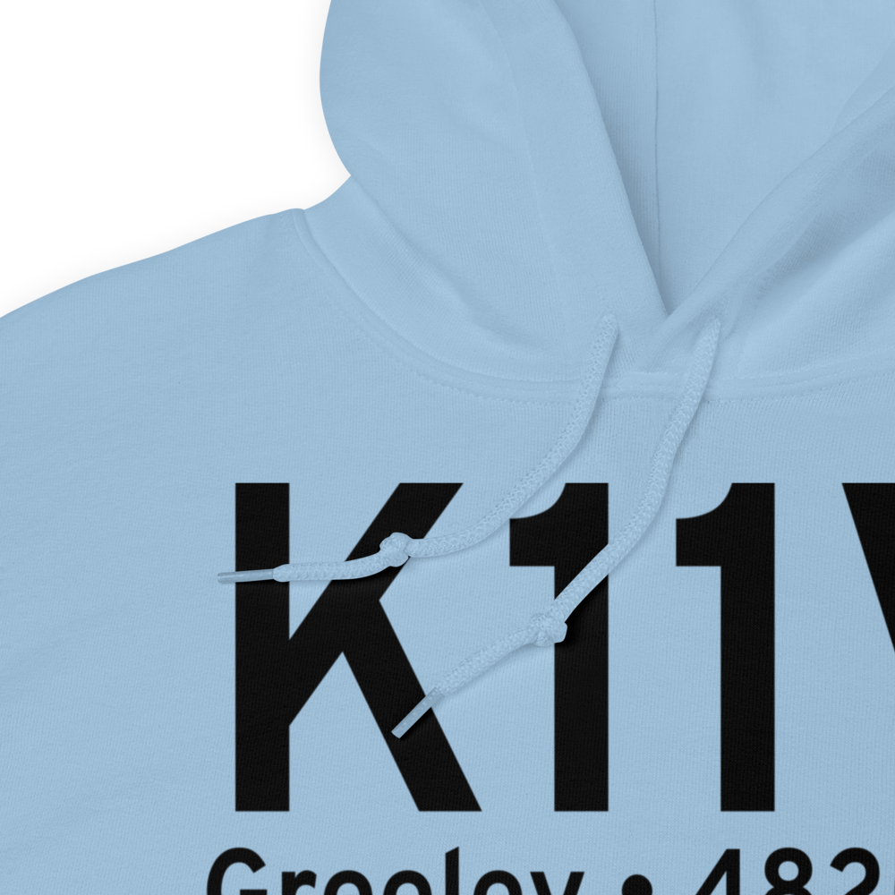 Easton/Valley View Airport (K11V) ICAO Hoodie Sweatshirt 