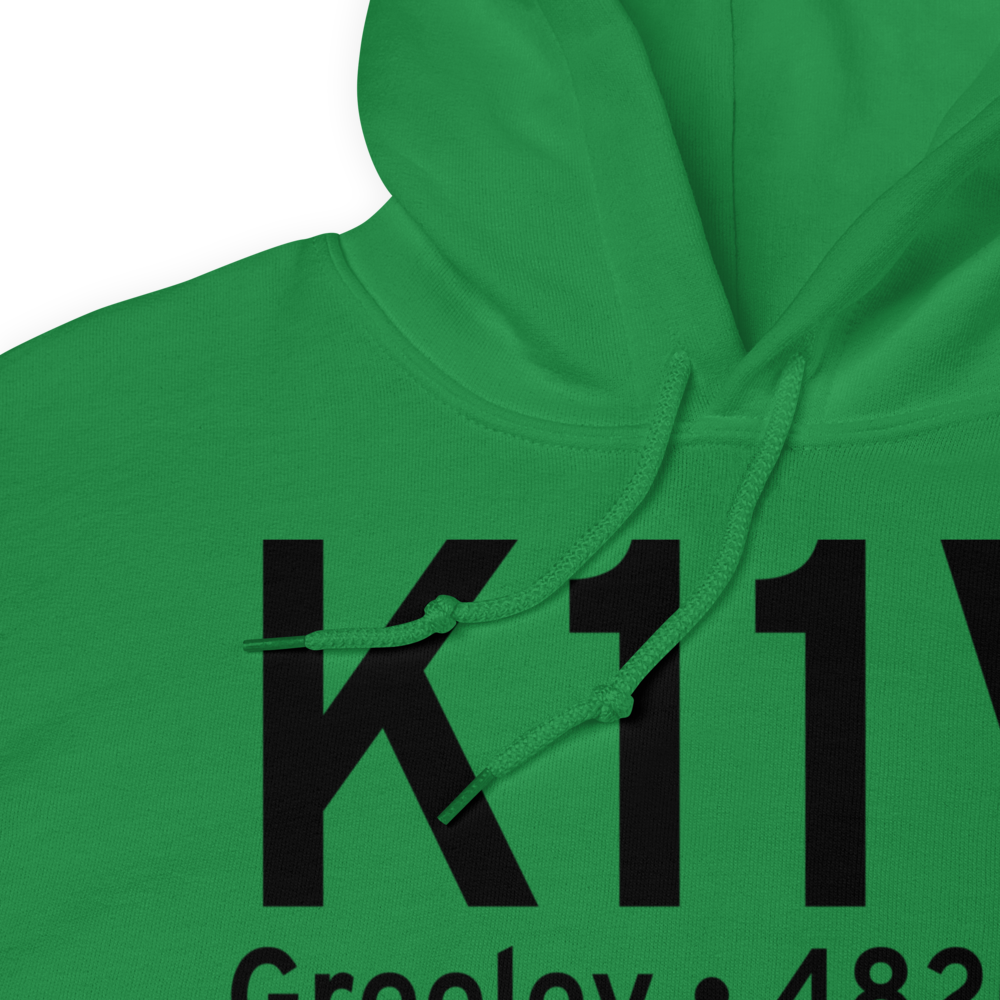Easton/Valley View Airport (K11V) ICAO Hoodie Sweatshirt 