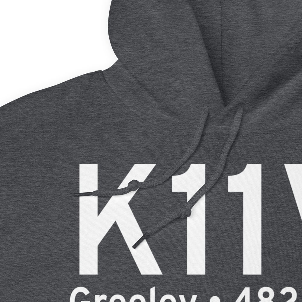 Easton/Valley View Airport (K11V) ICAO Hoodie Sweatshirt 