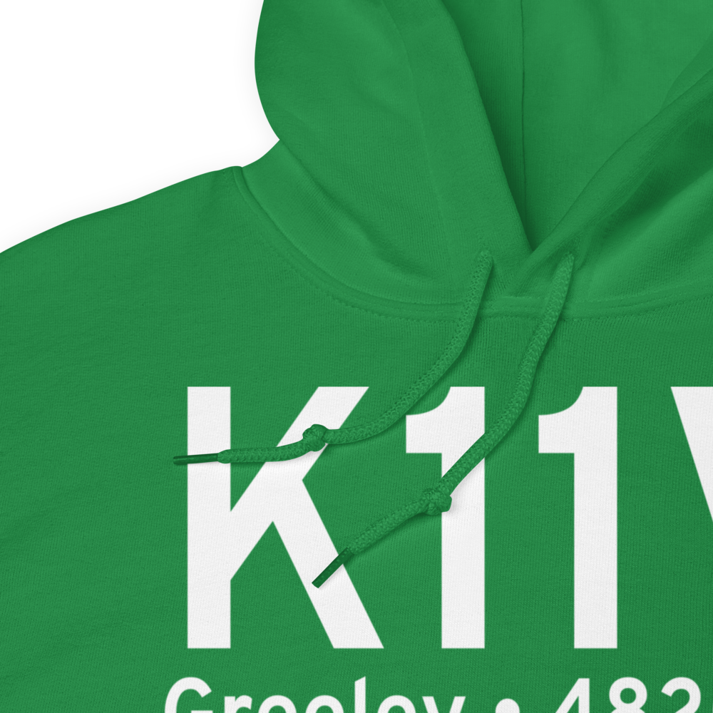 Easton/Valley View Airport (K11V) ICAO Hoodie Sweatshirt 