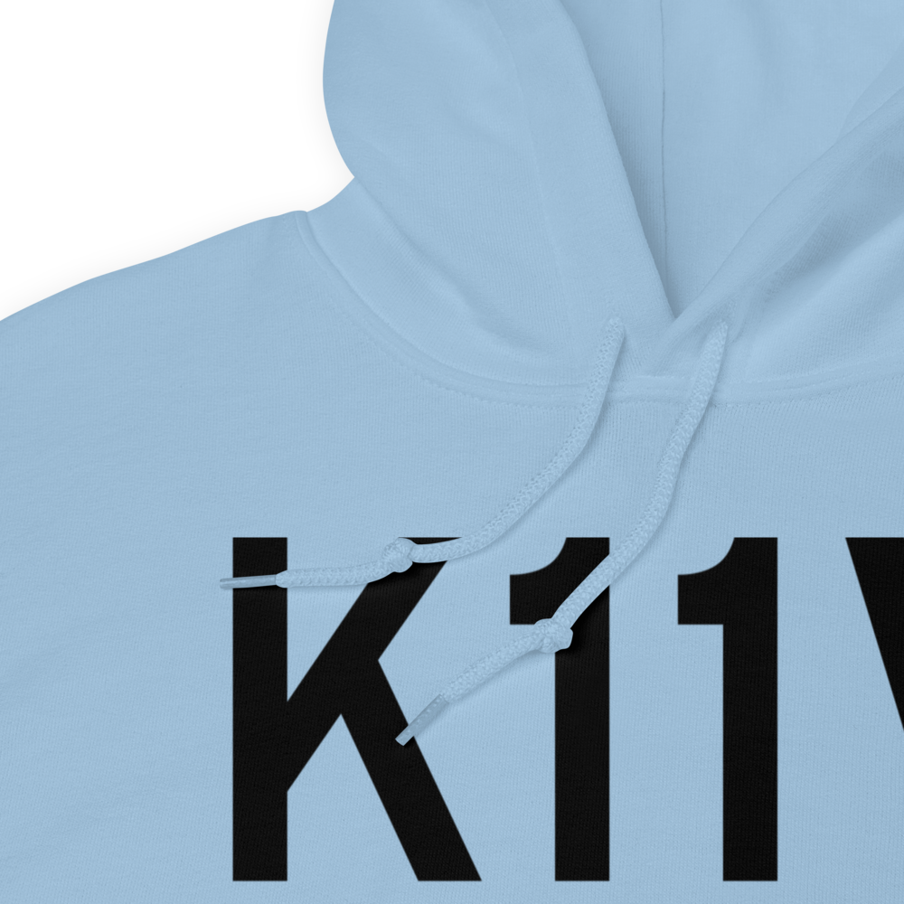 Easton/Valley View Airport (K11V) ICAO Hoodie Sweatshirt 