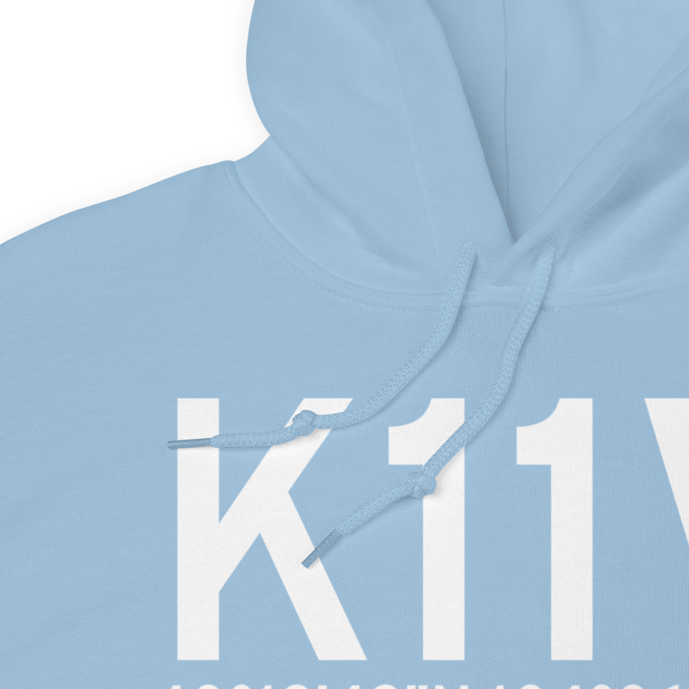 Easton/Valley View Airport (K11V) ICAO Hoodie Sweatshirt 