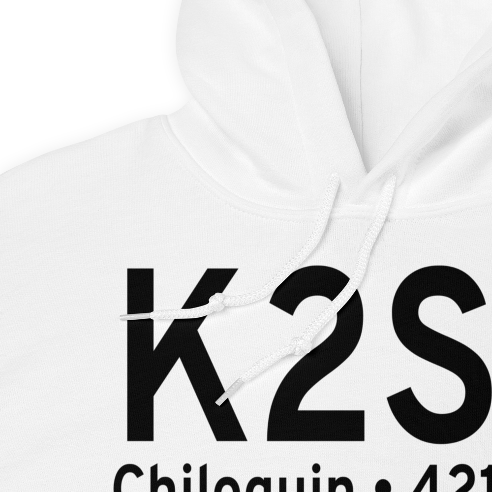 Chiloquin State Airport (K2S7) ICAO Hoodie Sweatshirt 