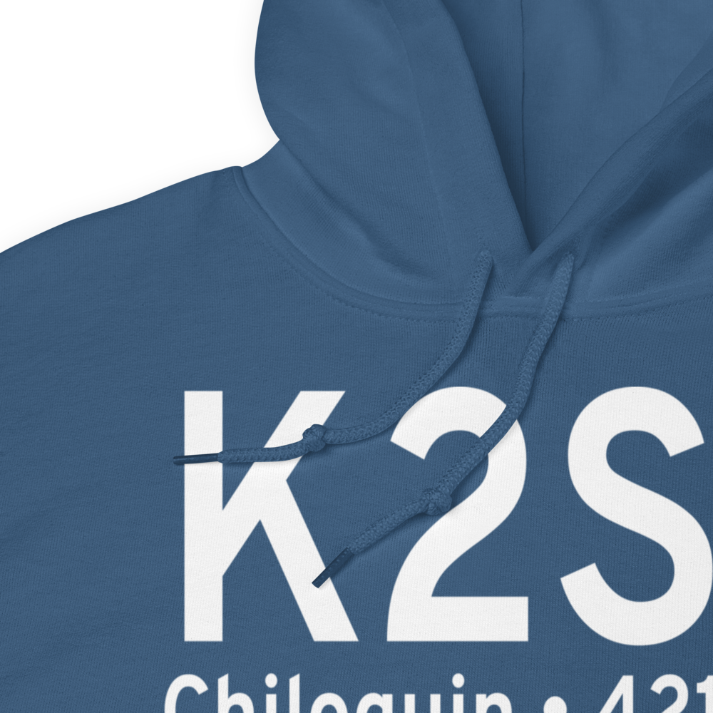 Chiloquin State Airport (K2S7) ICAO Hoodie Sweatshirt 