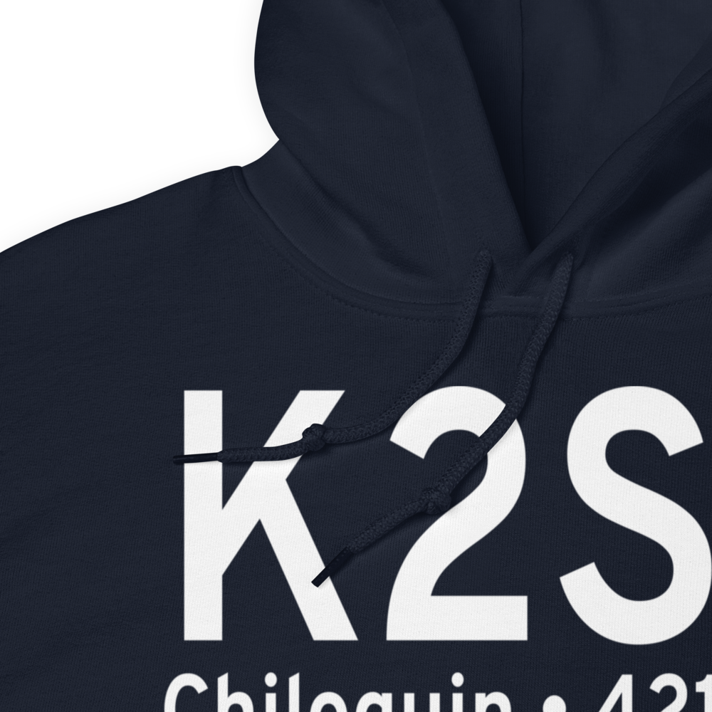 Chiloquin State Airport (K2S7) ICAO Hoodie Sweatshirt 