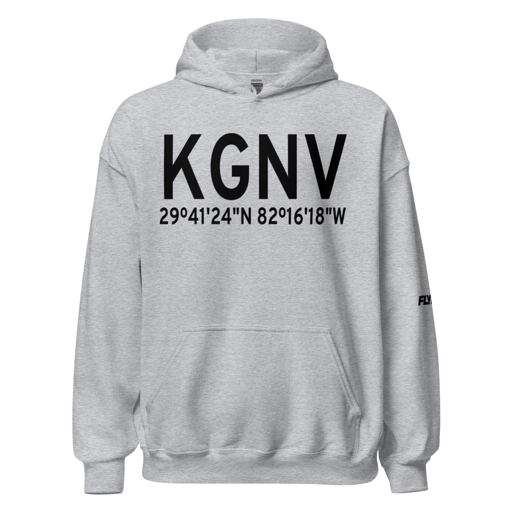 Gainesville Regional Airport (KGNV) ICAO Hoodie Sweatshirt 