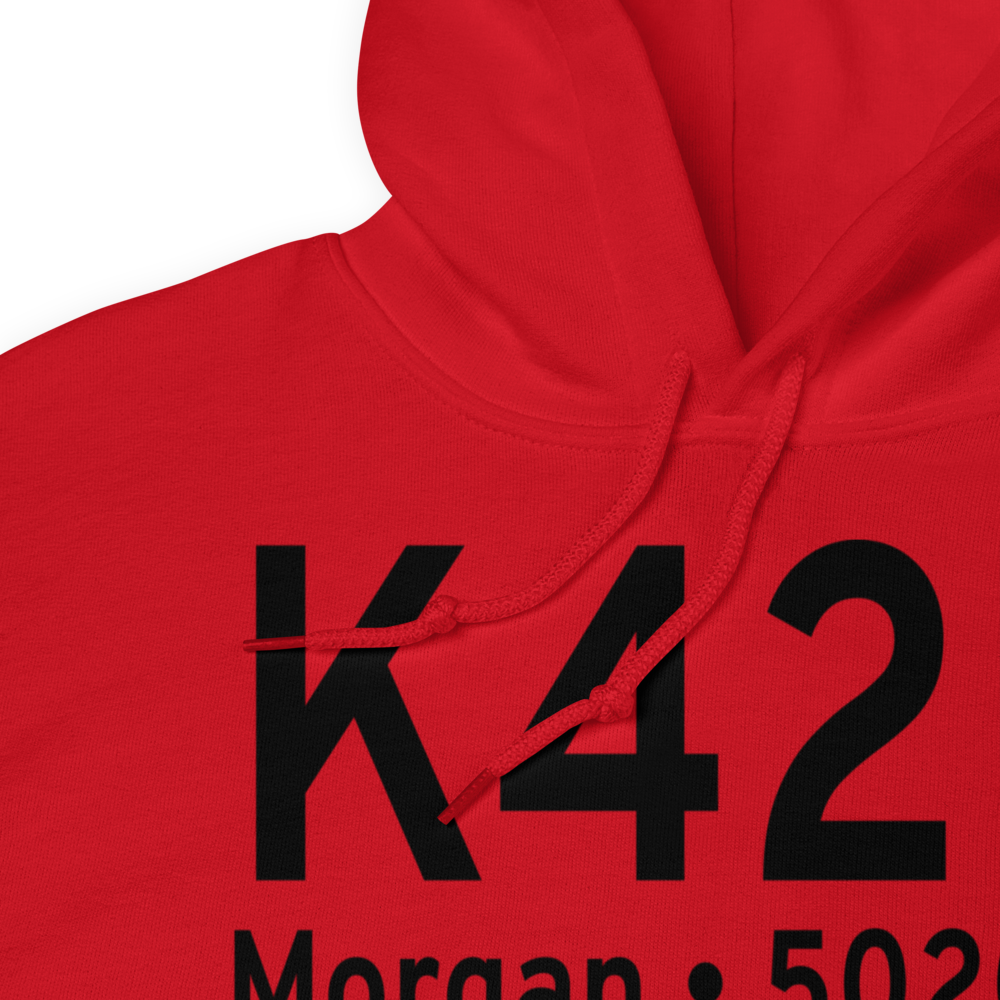 Morgan County Airport (K42U) ICAO Hoodie Sweatshirt 