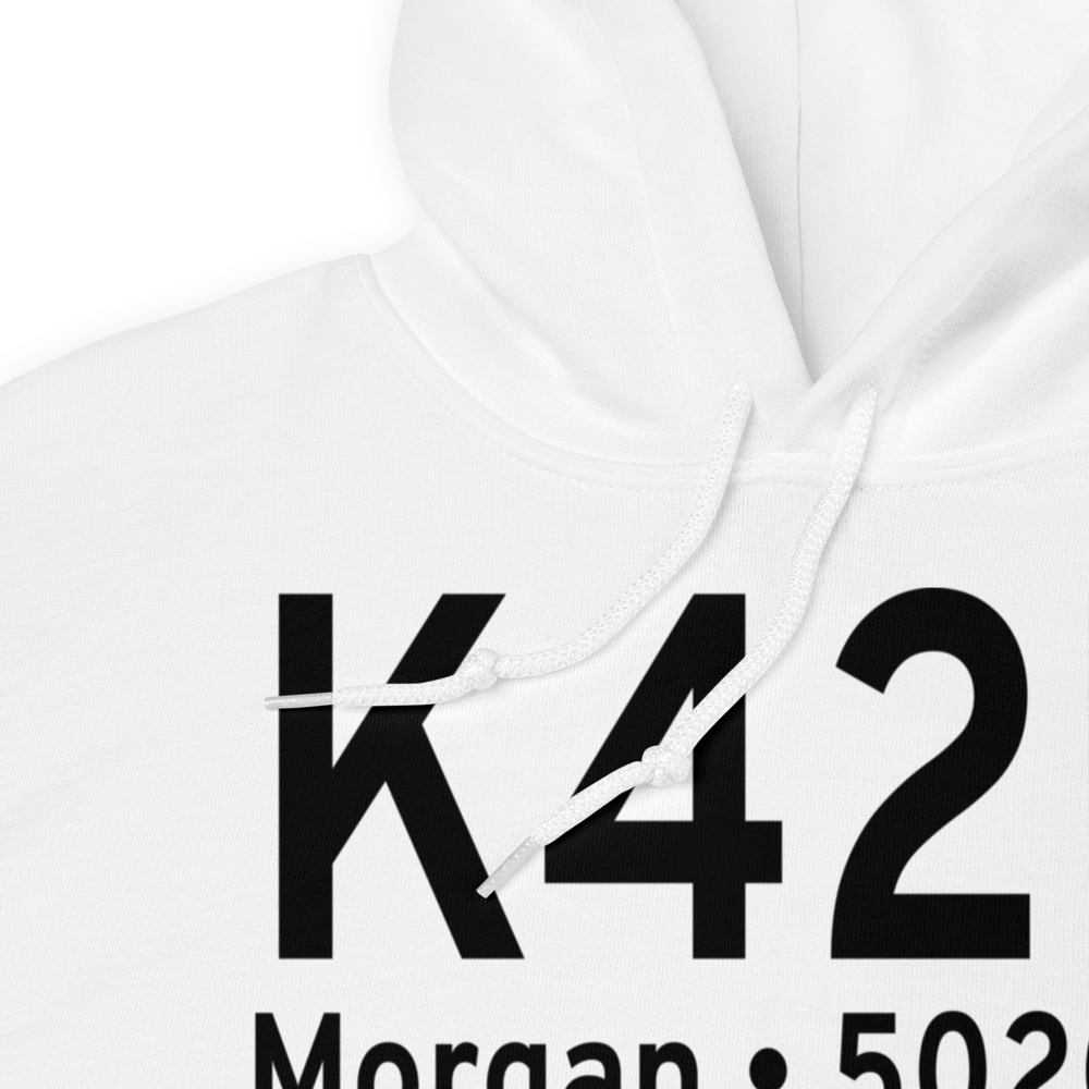 Morgan County Airport (K42U) ICAO Hoodie Sweatshirt 