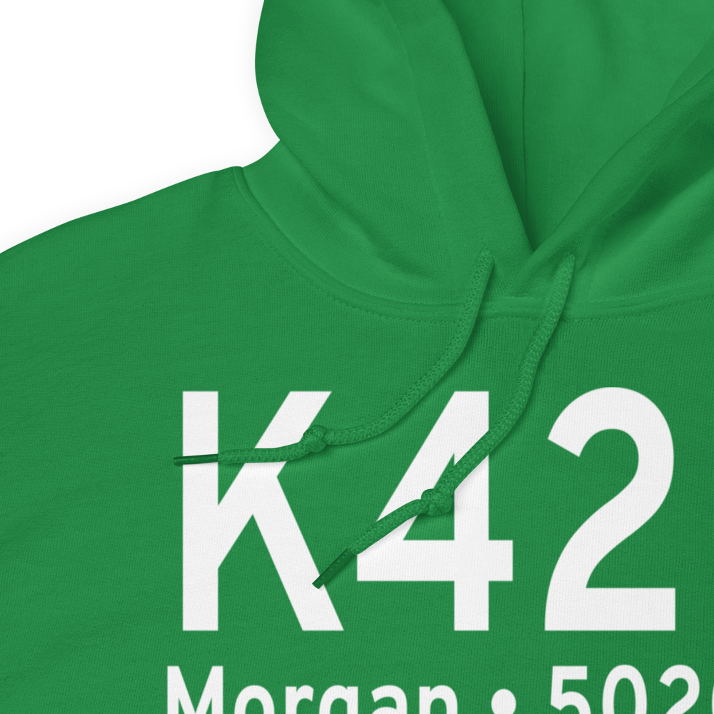 Morgan County Airport (K42U) ICAO Hoodie Sweatshirt 