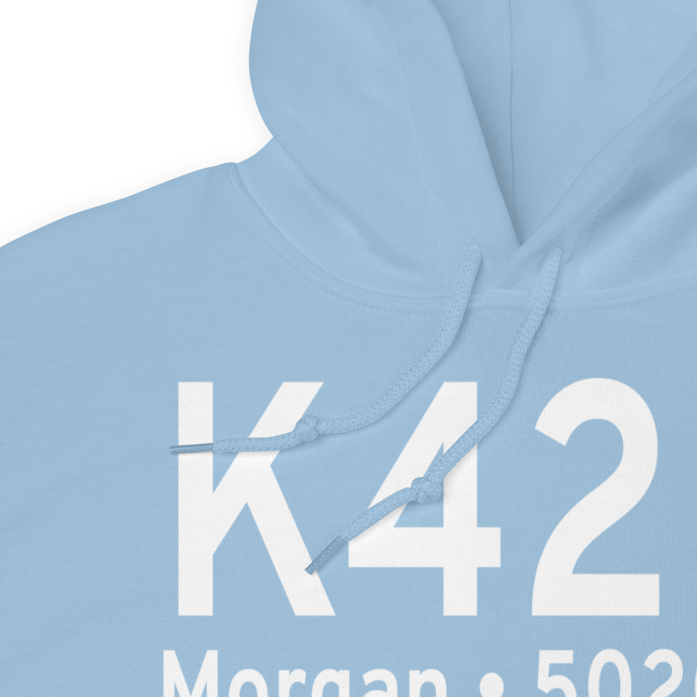 Morgan County Airport (K42U) ICAO Hoodie Sweatshirt 
