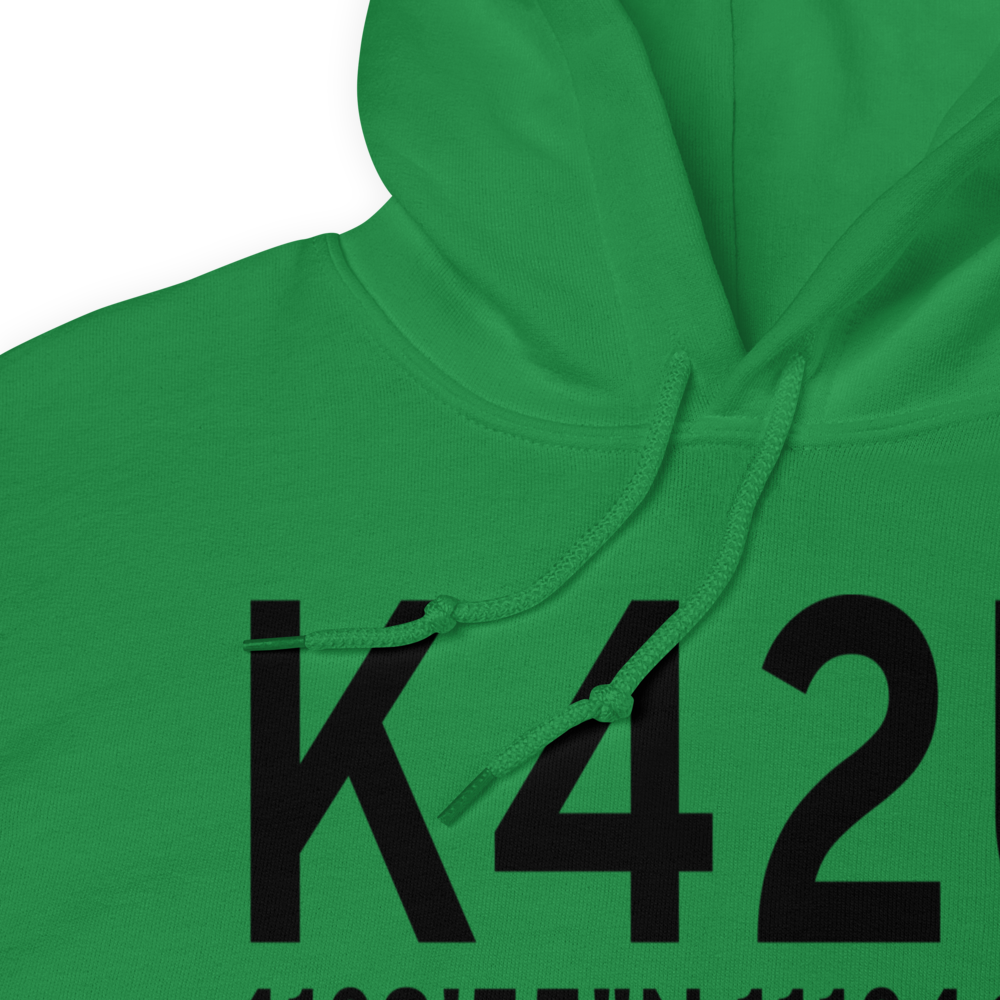 Morgan County Airport (K42U) ICAO Hoodie Sweatshirt 