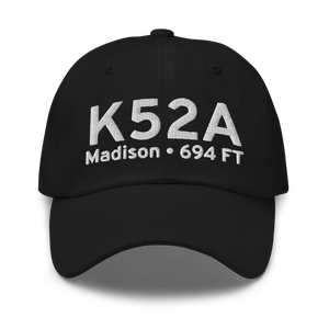 Madison Municipal Airport (K52A) ICAO Hat