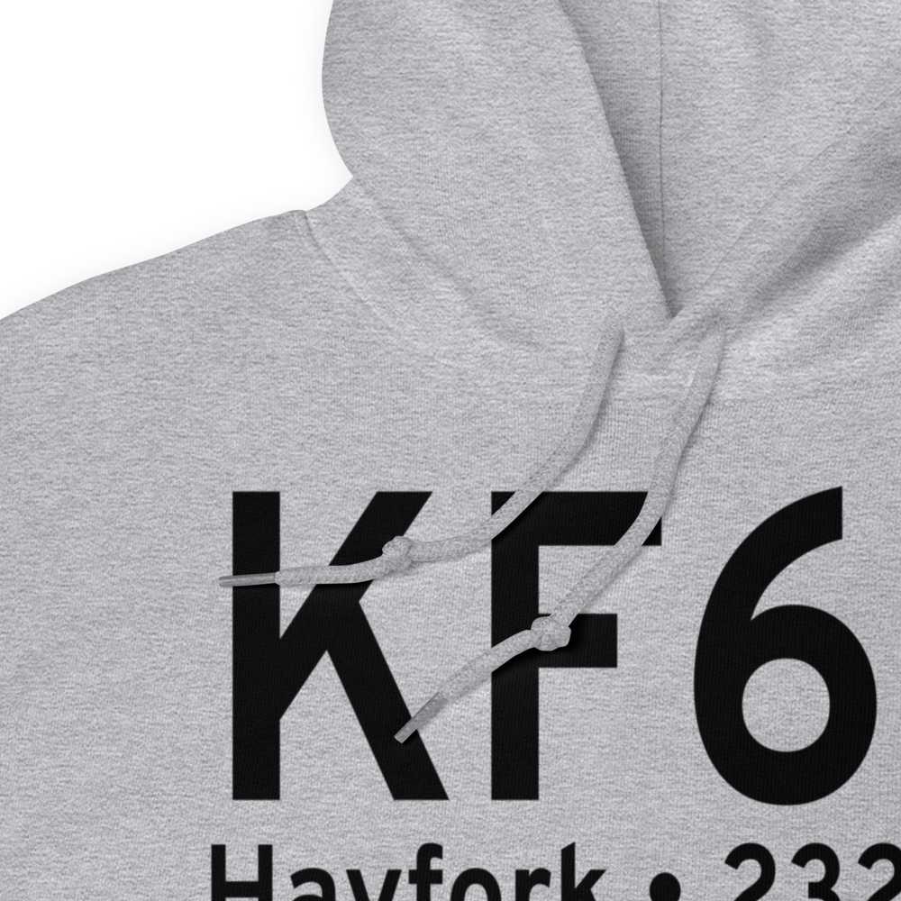 Hayfork Airport (KF62) ICAO Hoodie Sweatshirt 