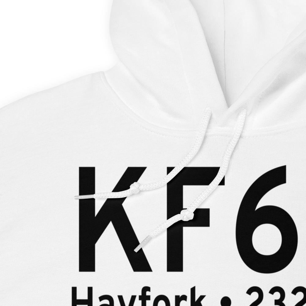 Hayfork Airport (KF62) ICAO Hoodie Sweatshirt 