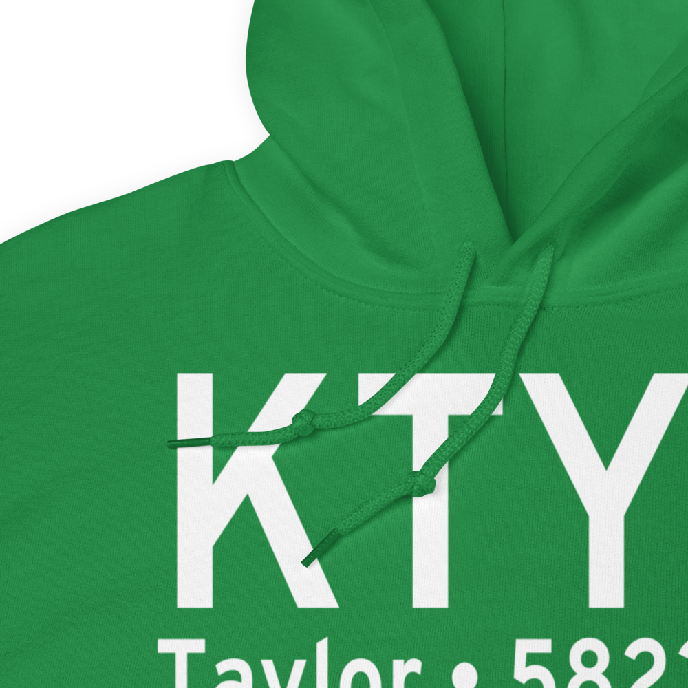 Taylor Airport (KTYL) ICAO Hoodie Sweatshirt 