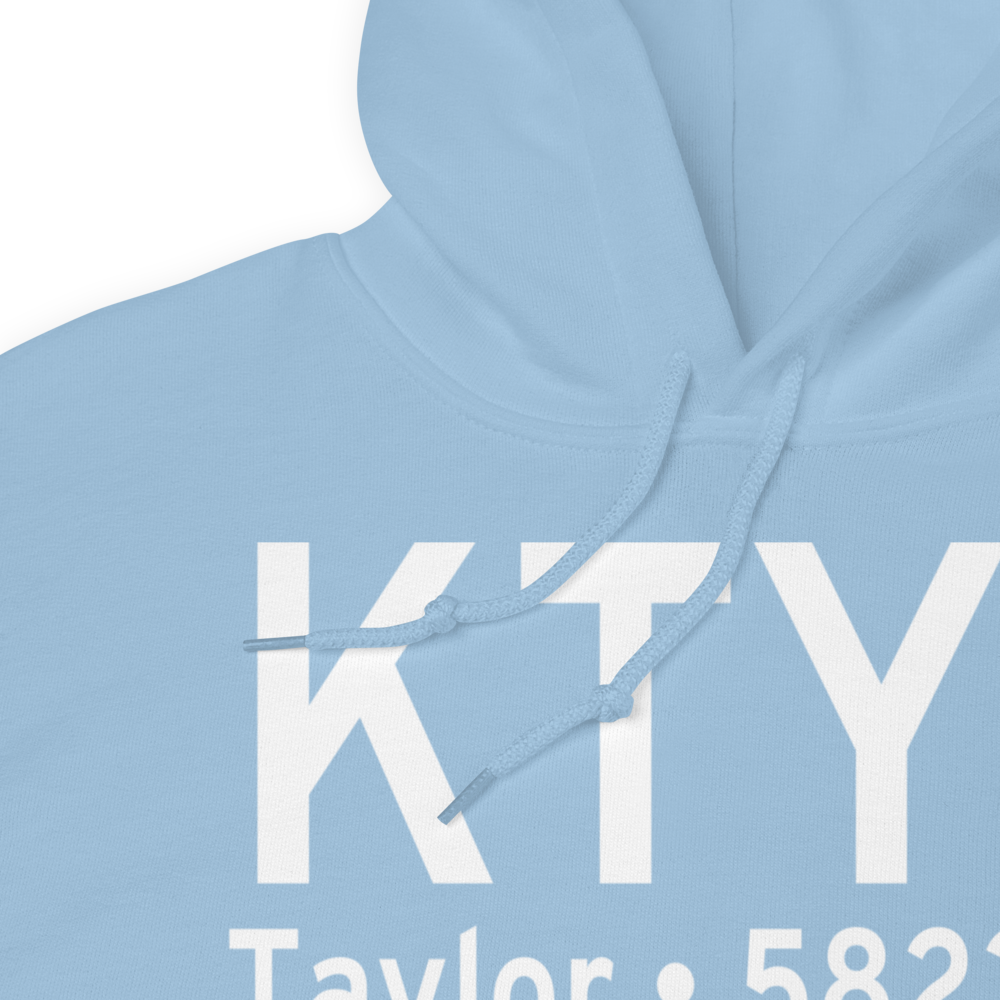 Taylor Airport (KTYL) ICAO Hoodie Sweatshirt 