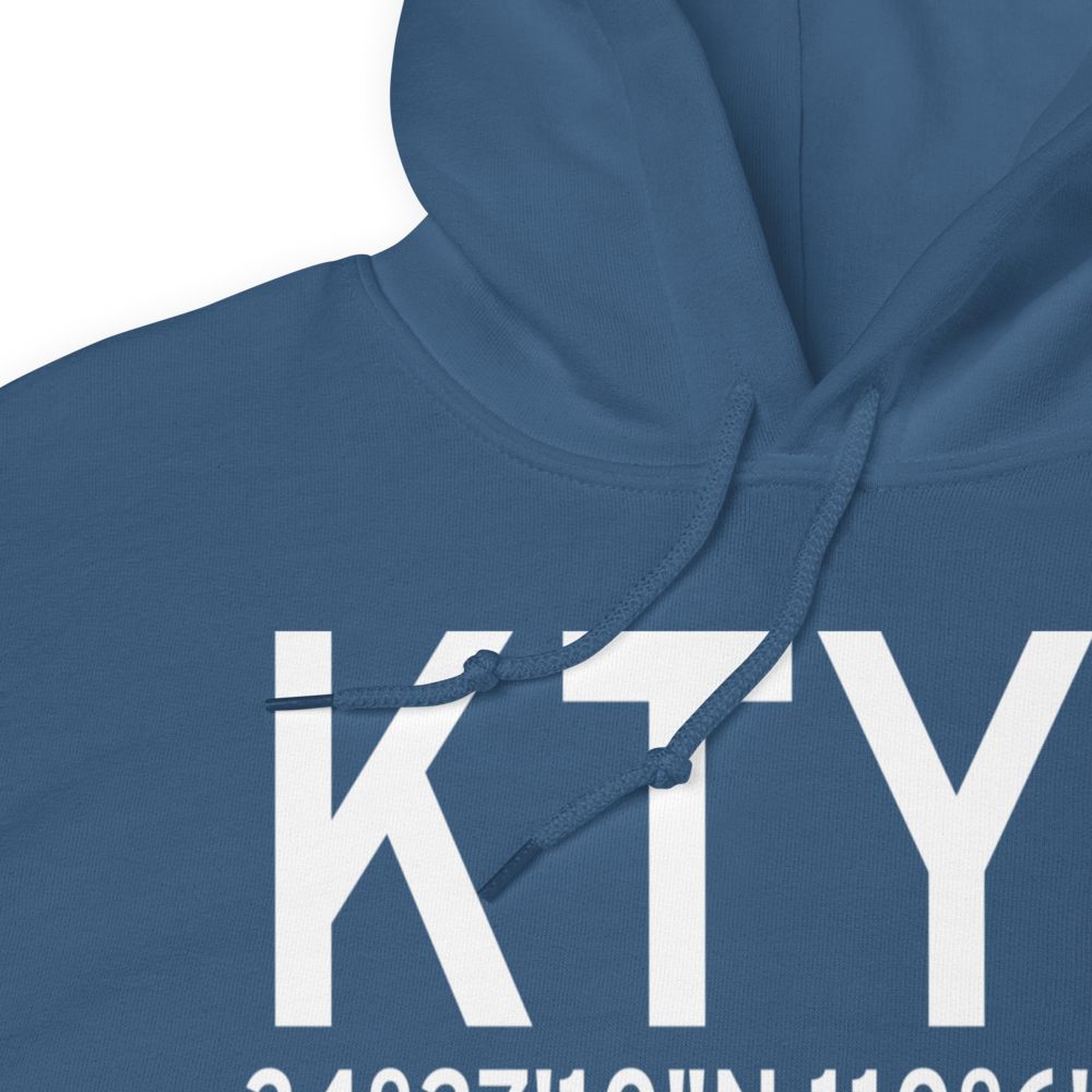 Taylor Airport (KTYL) ICAO Hoodie Sweatshirt 