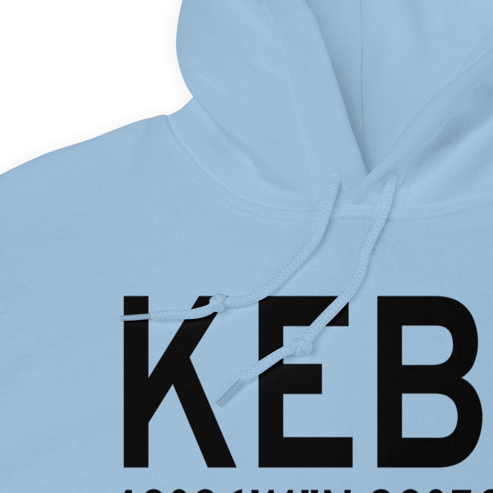 Webster City Municipal Airport (KEBS) ICAO Hoodie Sweatshirt 