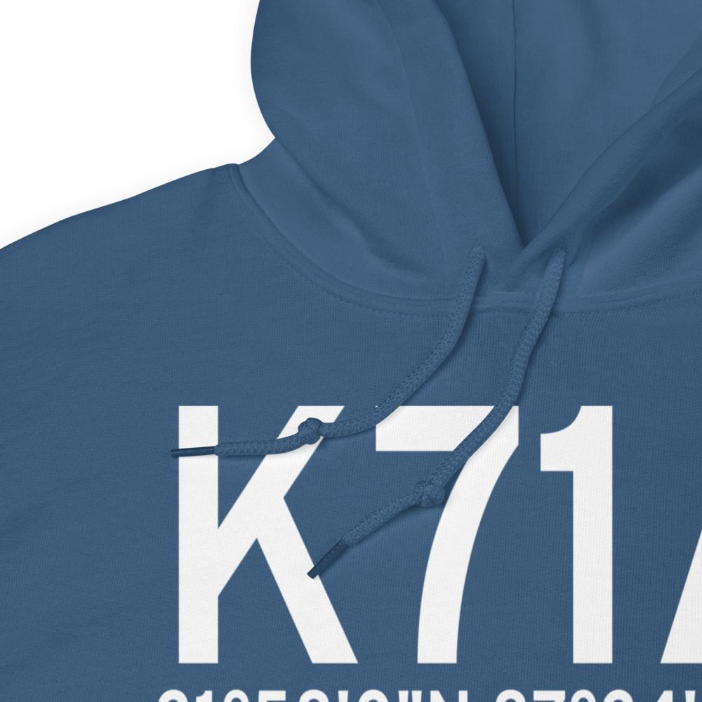 Pine Hill Municipal Airport (K71A) ICAO Hoodie Sweatshirt 