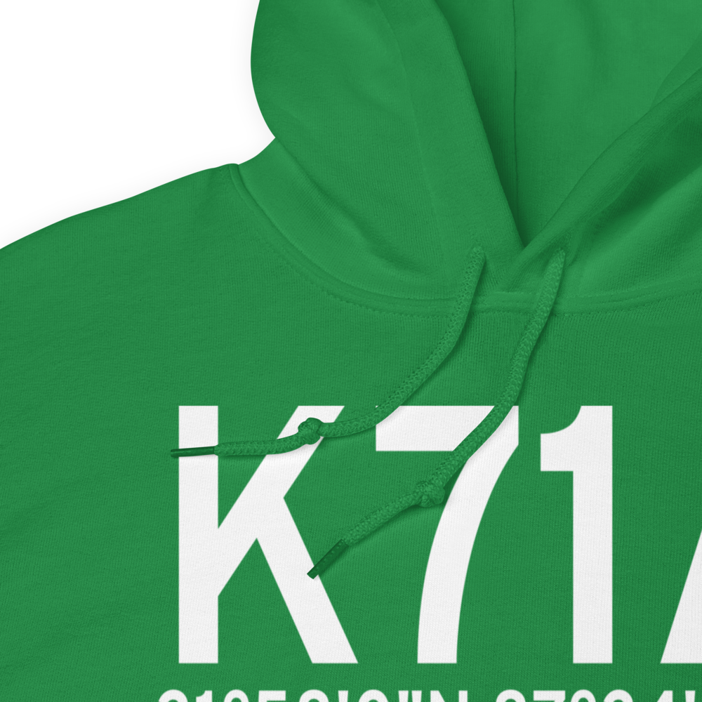 Pine Hill Municipal Airport (K71A) ICAO Hoodie Sweatshirt 