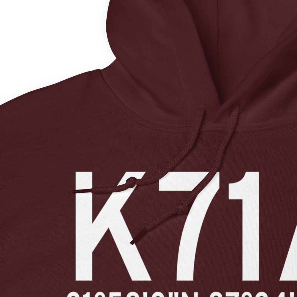 Pine Hill Municipal Airport (K71A) ICAO Hoodie Sweatshirt 
