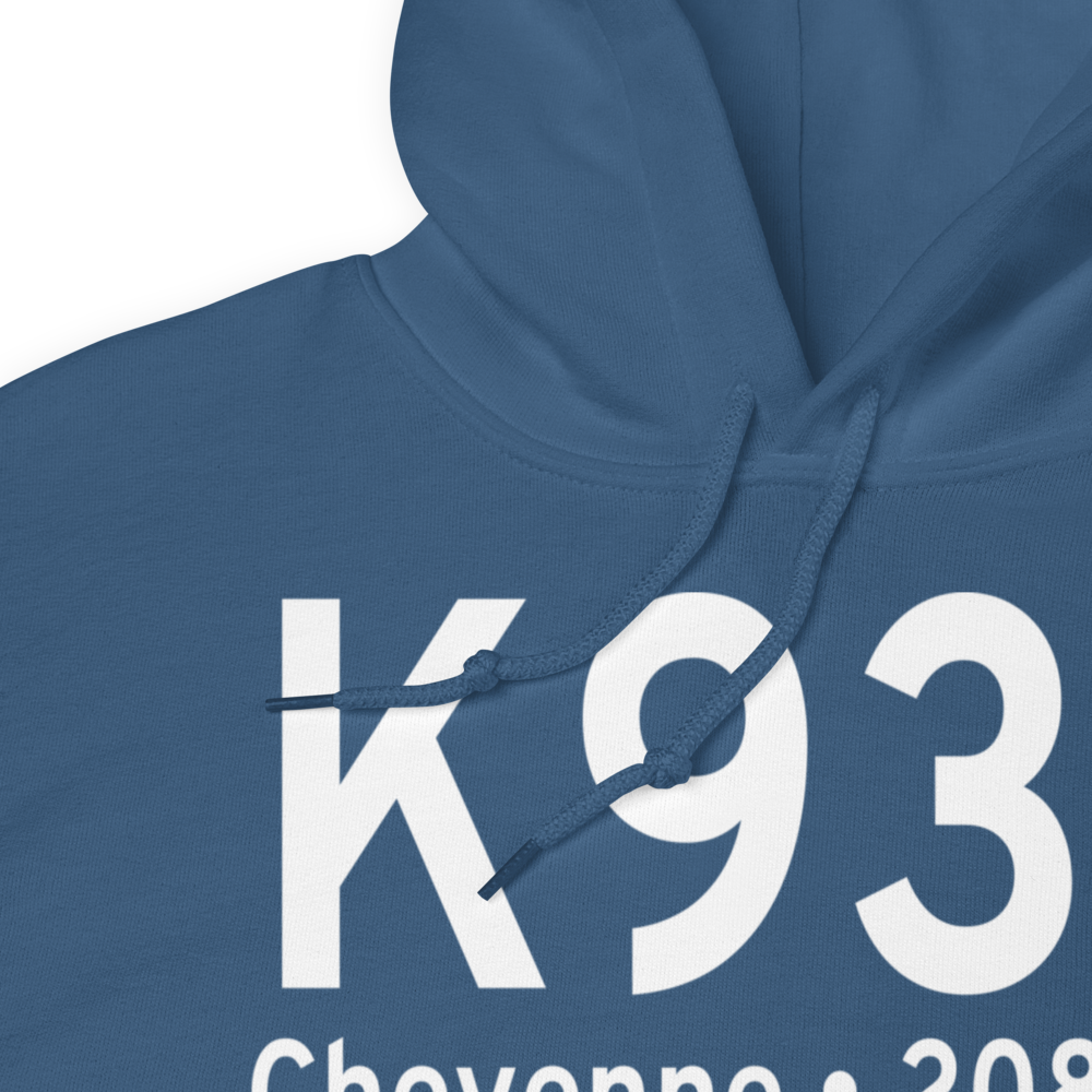 Mignon Laird Municipal Airport (K93F) ICAO Hoodie Sweatshirt 