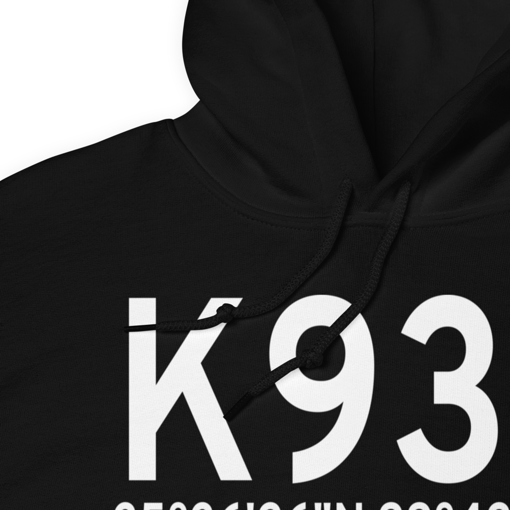 Mignon Laird Municipal Airport (K93F) ICAO Hoodie Sweatshirt 