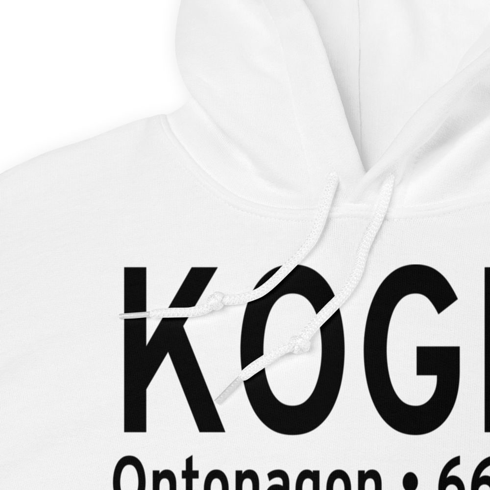 Ontonagon County Schuster Field (KOGM) ICAO Hoodie Sweatshirt 