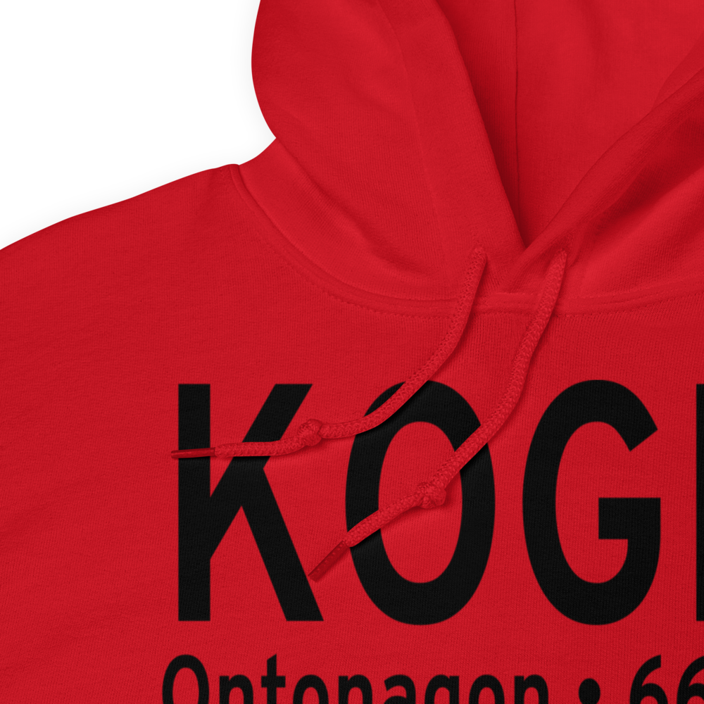 Ontonagon County Schuster Field (KOGM) ICAO Hoodie Sweatshirt 