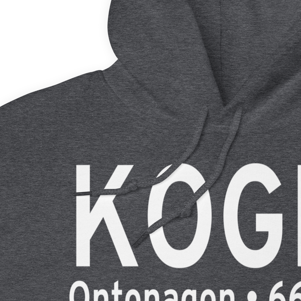 Ontonagon County Schuster Field (KOGM) ICAO Hoodie Sweatshirt 