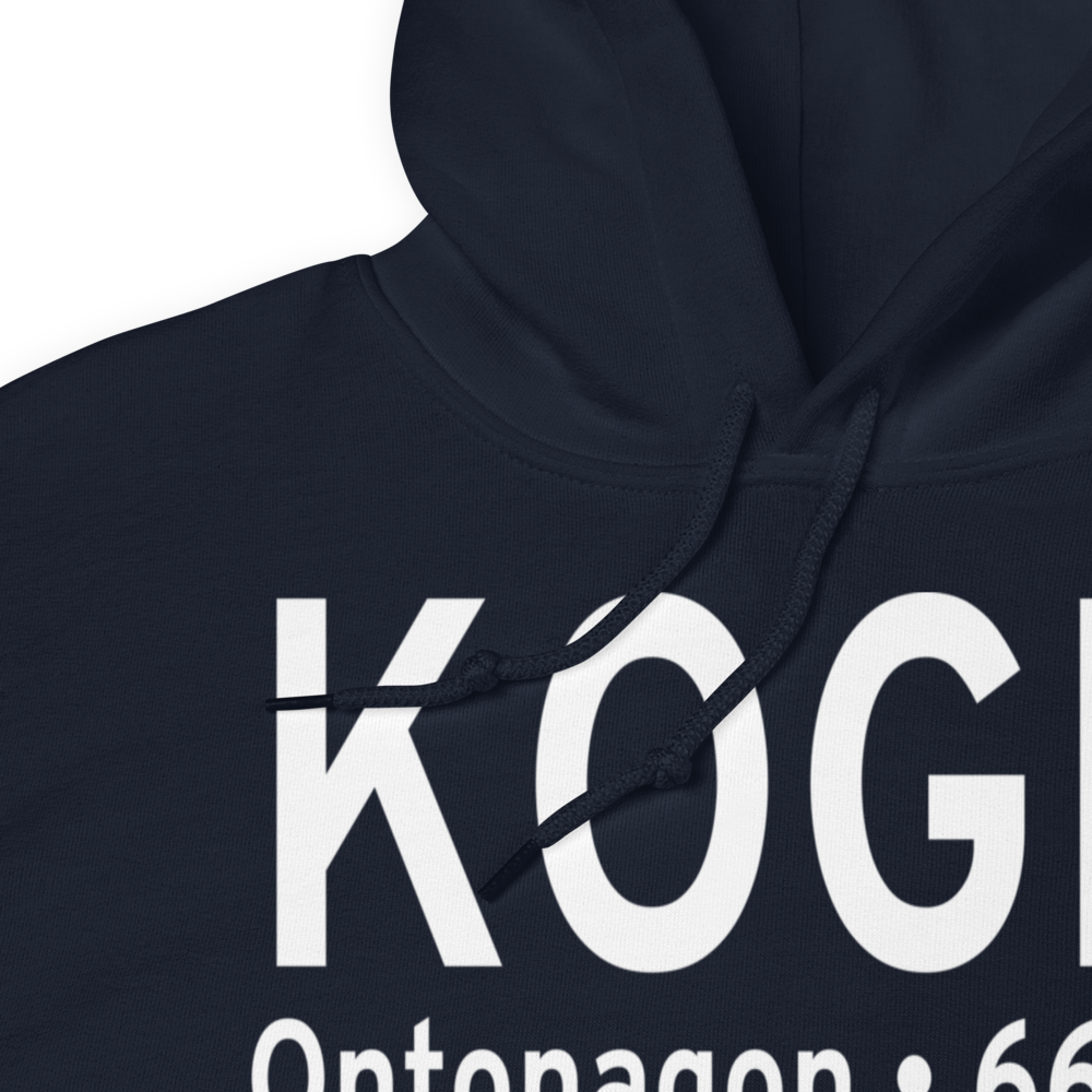 Ontonagon County Schuster Field (KOGM) ICAO Hoodie Sweatshirt 