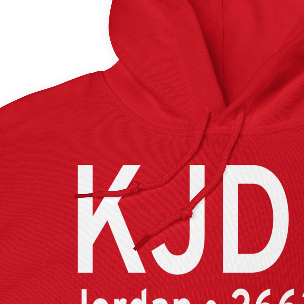 Jordan Airport (KJDN) ICAO Hoodie Sweatshirt 