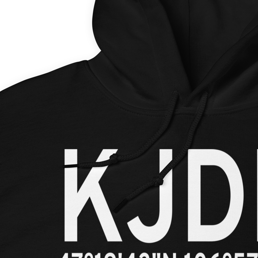 Jordan Airport (KJDN) ICAO Hoodie Sweatshirt 